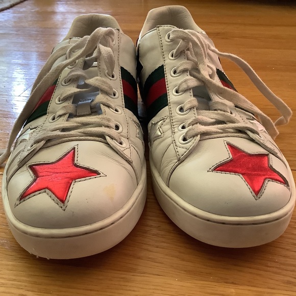 Gucci Ace Star Sneakers - Picture 4 of 11